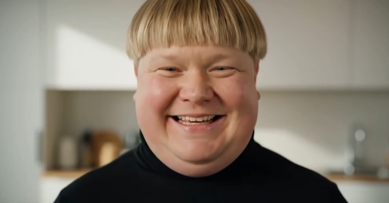 A smiling Swedish intern